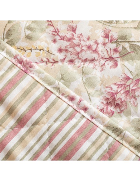 Colcha bouti Nora malva rosa
