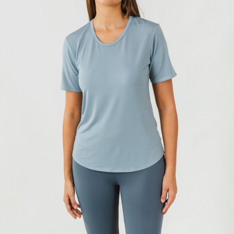 Conjunto deportivo leggings largo mujer indigo claro/oscuro