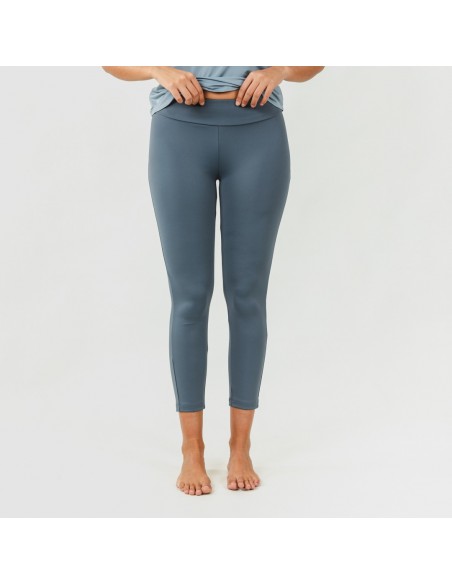 Conjunto deportivo leggings largo mujer indigo claro/oscuro
