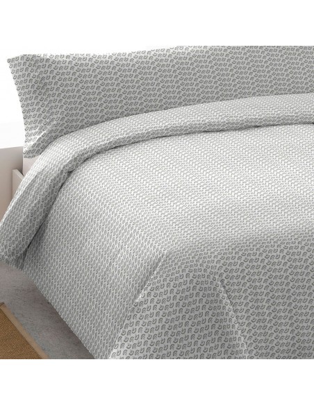 Funda nórdica algodón percal Diana verde tiffany