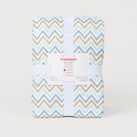 Colcha bouti Raya Peluche celeste