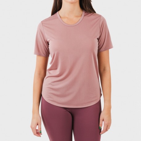 Conjunto deportivo leggings largo mujer malva - berenjena