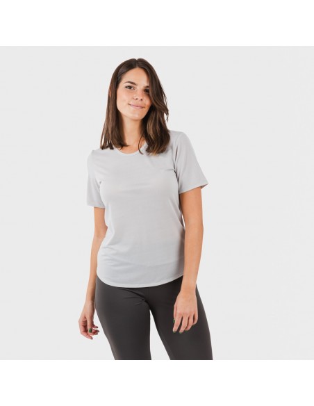 Conjunto deportivo leggings largo mujer gris perla - marengo