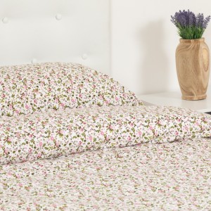 Funda nórdica algodón Pia rosa