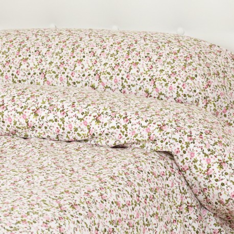 Funda nórdica algodón Pia rosa