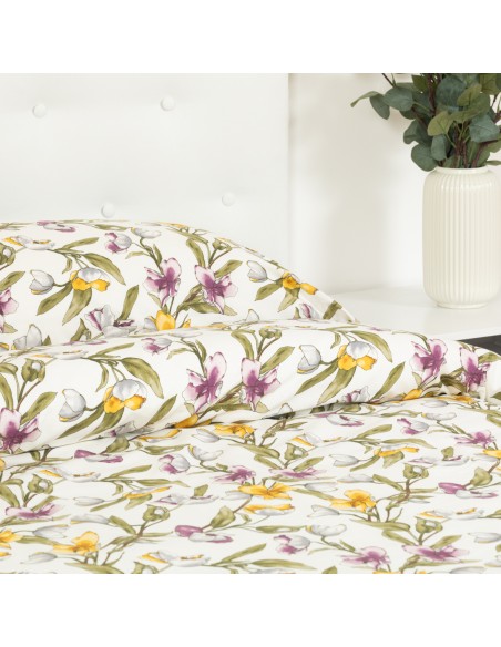 Funda nórdica algodón percal Magnolio natural