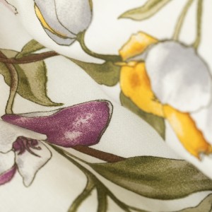 Funda nórdica algodón percal Magnolio natural 2