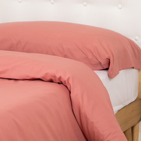 Funda nórdica algodón percal lisa