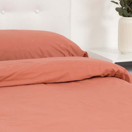 Funda nórdica algodón percal lisa