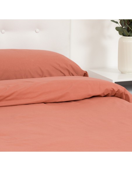 Funda nórdica algodón percal lisa