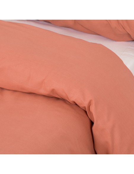 Funda nórdica algodón percal lisa