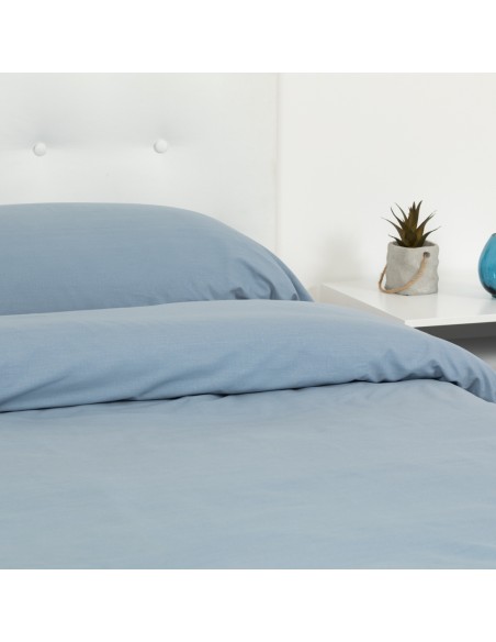 Funda nórdica algodón percal lisa