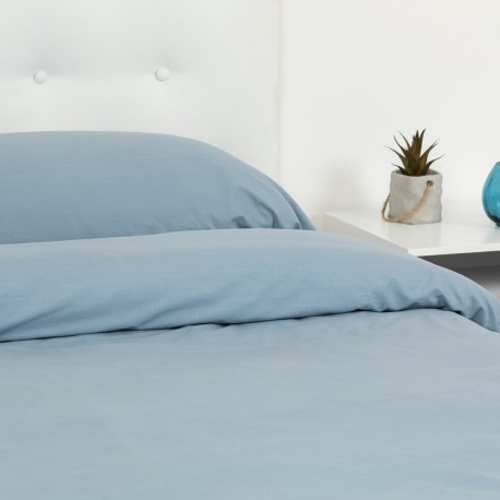 Funda nórdica algodón percal lisa