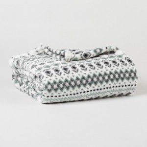 Manta coral Beatriz verde tiffany