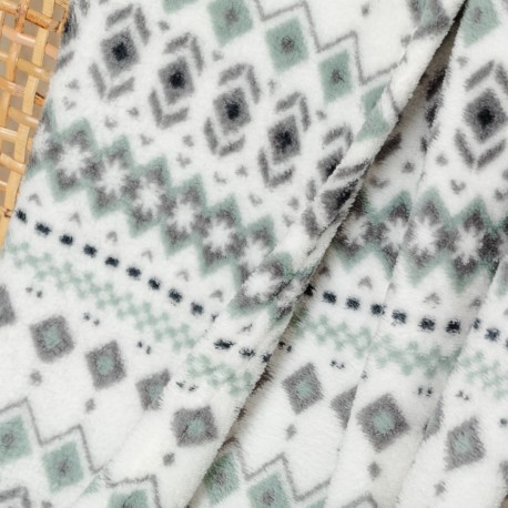 Manta coral Beatriz verde tiffany