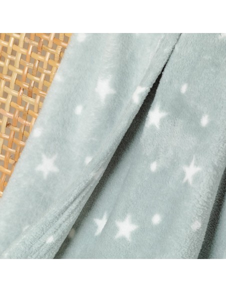 Manta coral Cosmo verde tiffany