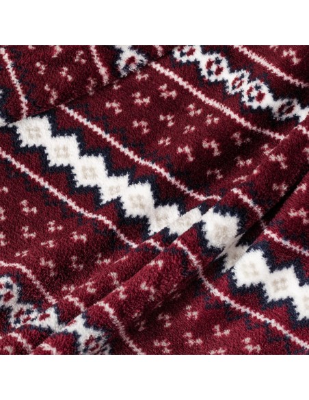 Manta coral Cronos burdeos