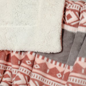 Manta sherpa Solini gris 2