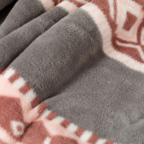 Manta sherpa Solini gris