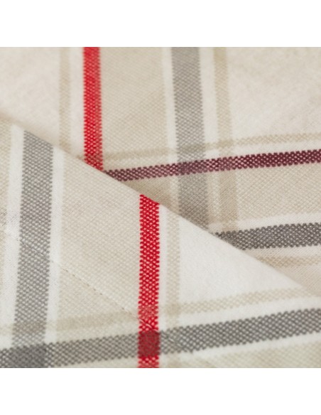 Juego de sábanas franela Emmet rojo