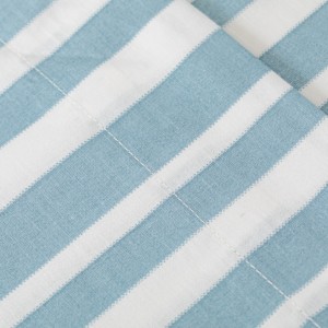 Juego de sábanas algodón Raya Lucas indigo 2