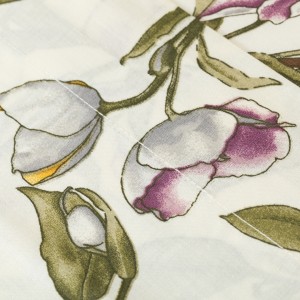 Juego de sábanas algodón percal Magnolio natural 2