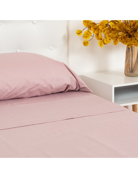 Juego de sábanas algodón Percal lisa