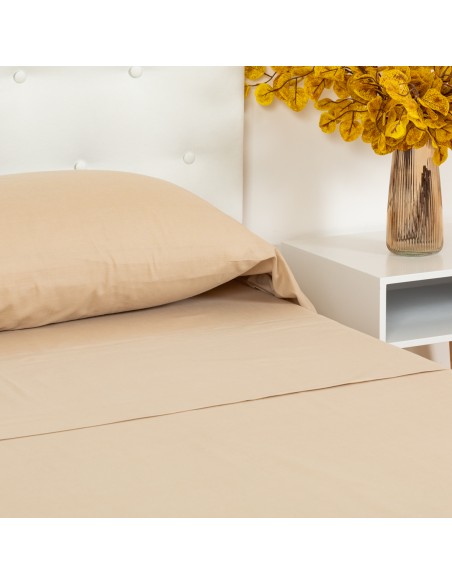 Juego de sábanas algodón Percal lisa