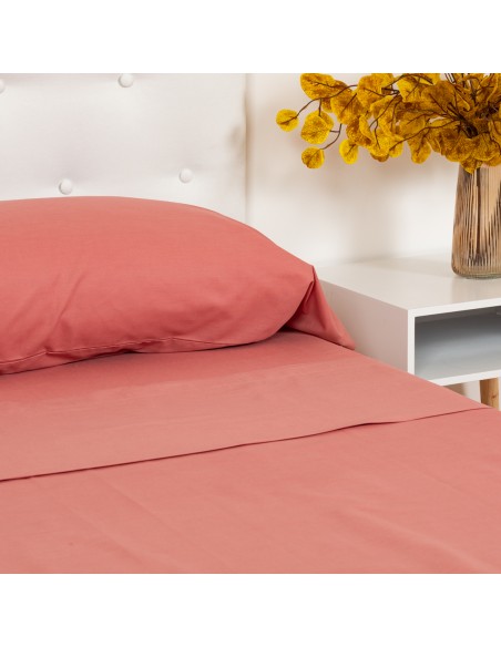 Juego de sábanas algodón Percal lisa