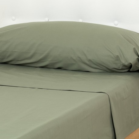 Juego de sábanas algodón Percal lisa