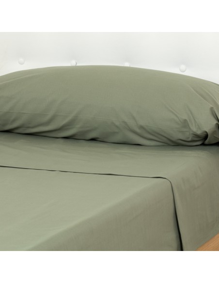 Juego de sábanas algodón Percal lisa