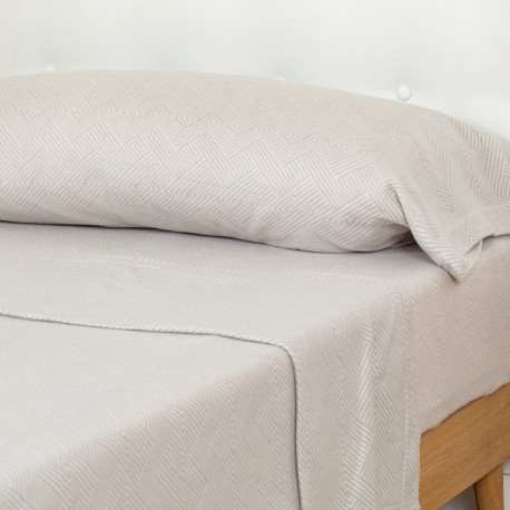 Juego de sábanas pirineo Oscar perla