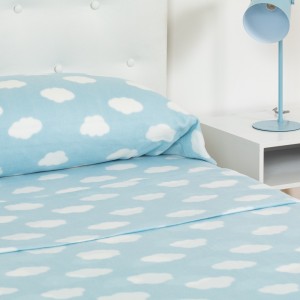 Juego de sábanas pirineo Nube celeste