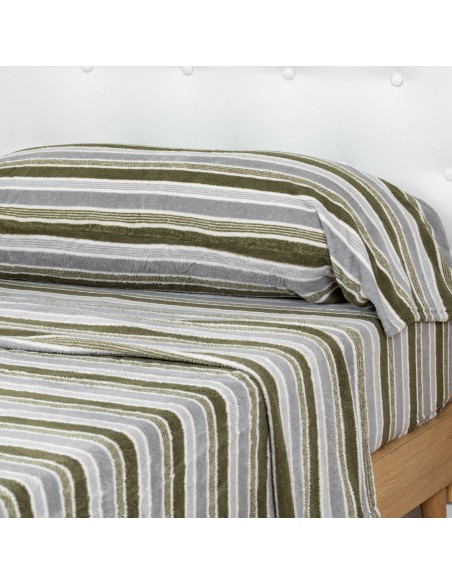 Juego de sábanas coralina Camilo verde cacería