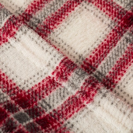 Juego de sábanas coralina Cuadro Galindo burdeos