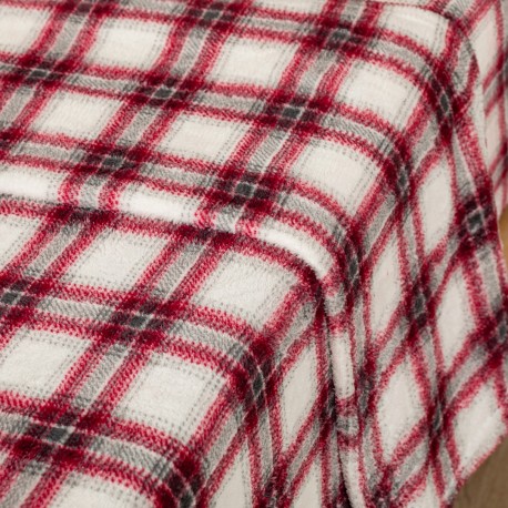 Juego de sábanas coralina Cuadro Galindo burdeos