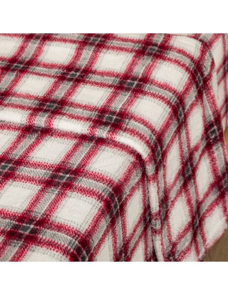 Juego de sábanas coralina Cuadro Galindo burdeos