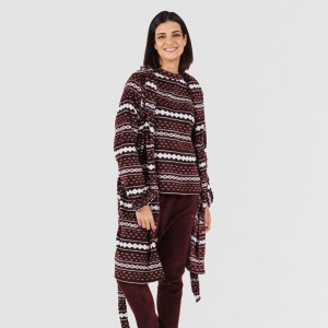 Bata coral Cronos burdeos 2