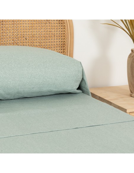 Juego de sábanas franela lisa