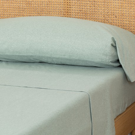 Juego de sábanas franela lisa