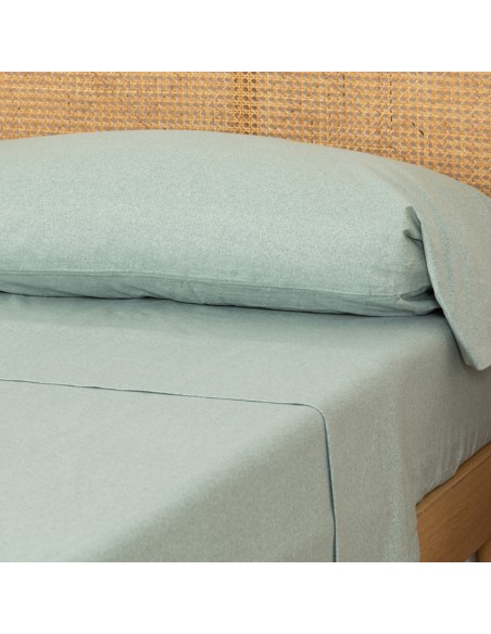 Juego de sábanas franela lisa