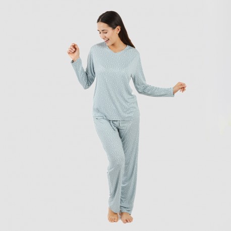 Pijama largo mujer soft Anita indigo