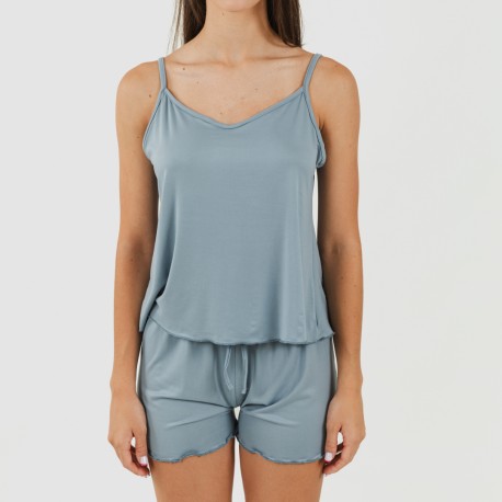 Pijama tirantes mujer soft liso