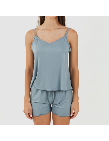 Pijama tirantes mujer soft liso