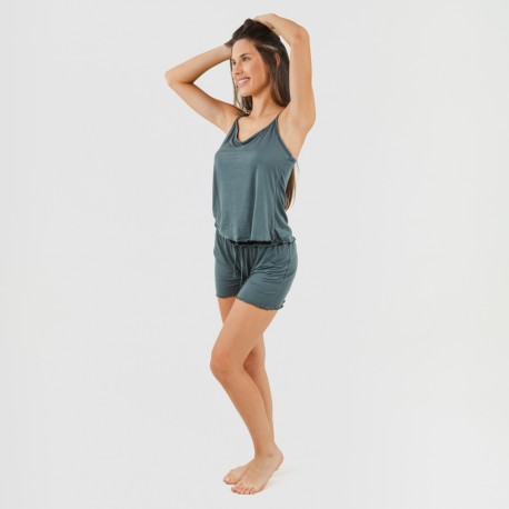 Pijama tirantes mujer soft liso