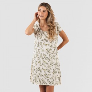 Blusón algodón Caliope verde cacería 2