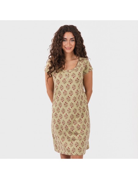 Blusón algodón Denisa verde