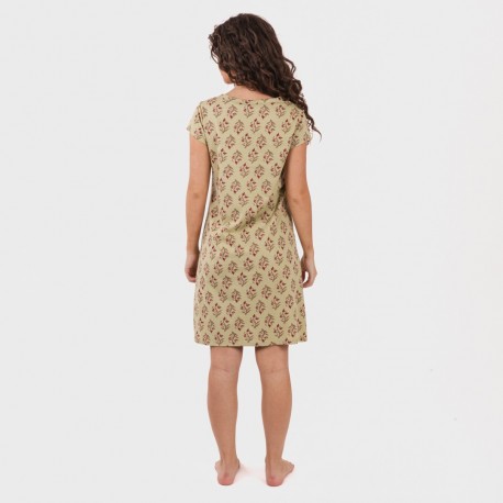 Blusón algodón Denisa verde