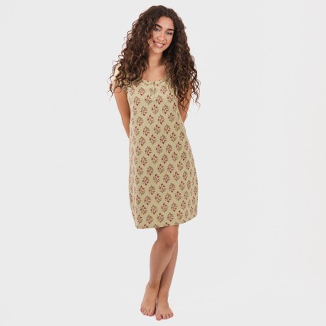 Blusón algodón Denisa verde