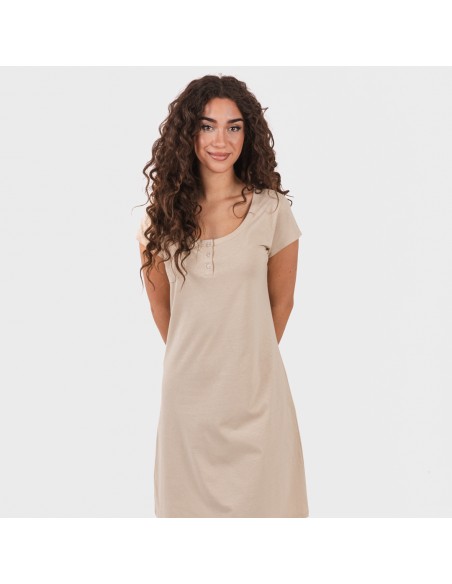 Blusón algodón liso